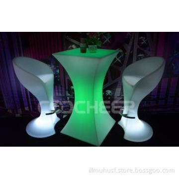 Party Event Use LED Bar Furniture / Tall LED Light Bar Tabl